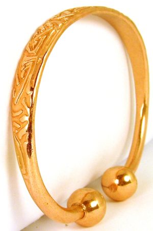 Bracelet de cuivre Azteque