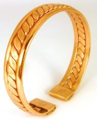 Bracelet en cuivre Corde