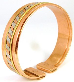 Bracelet Cuivre magnétique avec 2 aimants