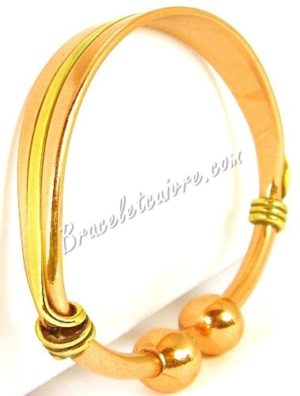 Bracelet en cuivre magnétique